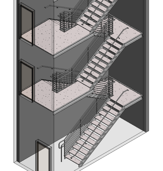 楼梯和栏杆