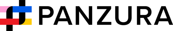 潘祖拉标志全彩RGB黑色文字PNG透明背景