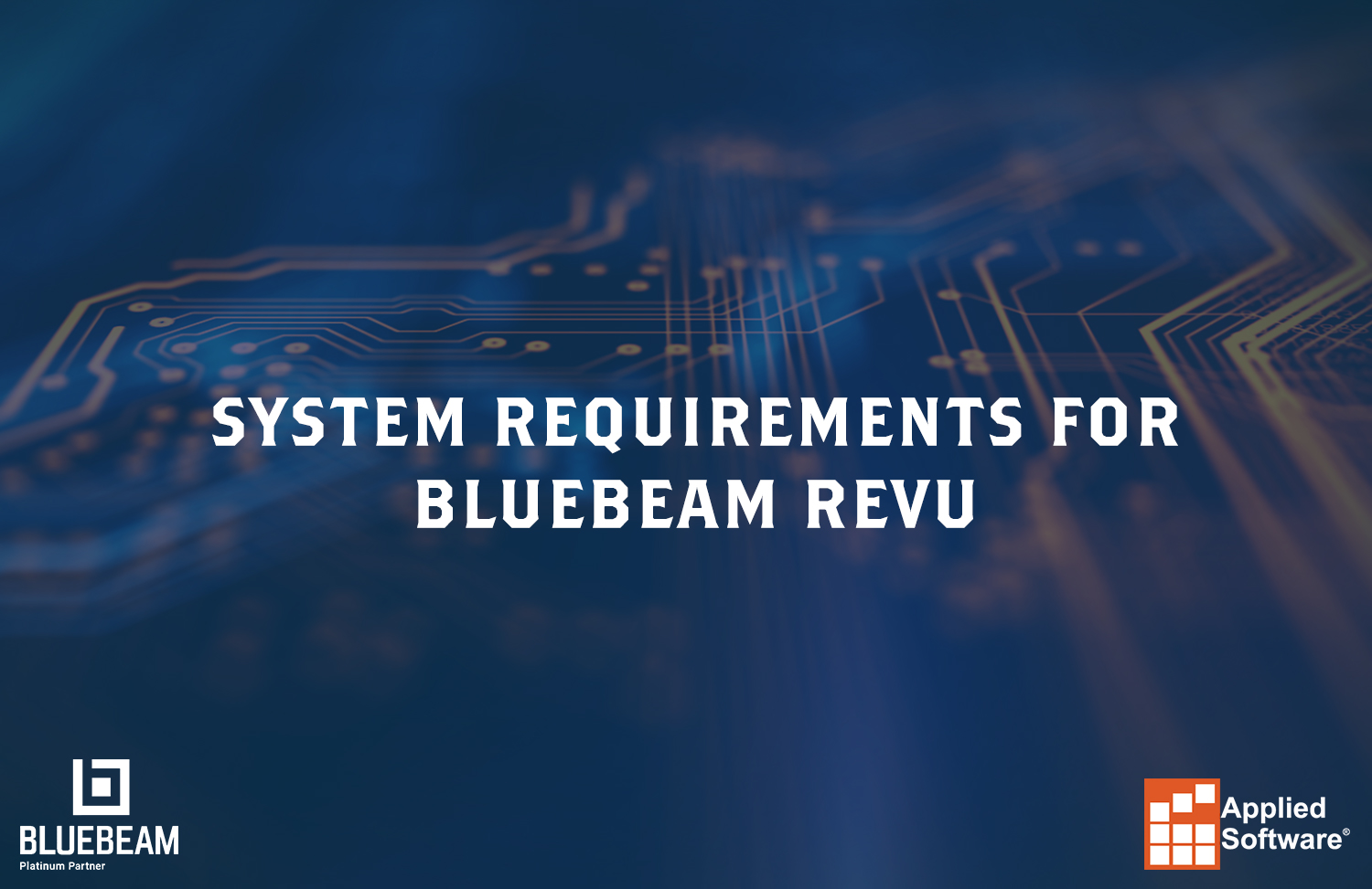 系统要求Bluebeam Revu 2019