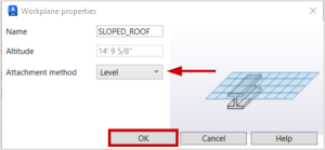 计算机绘图网格一个倾斜的屋顶
