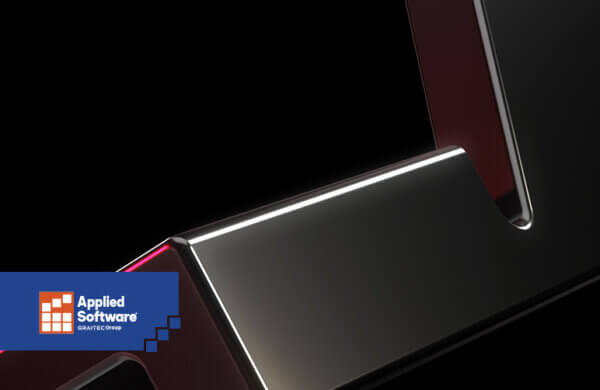 钢灰色有棱角的金属白色边缘，黑色背景